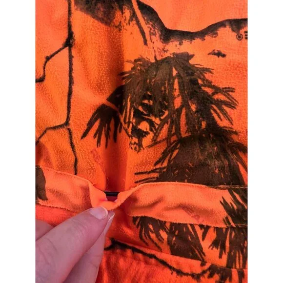 Grander Mountain Men's Realtree Waterproof Tech20 Breathable Orange Camo Jacket - Picture 4 of 16